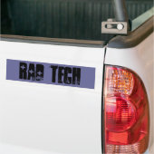 Aanpasbare bumpersticker voor Rad Tech (Op Truck)