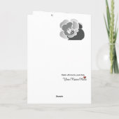 Aanpasbare cadeaukaart voor een september-datum kaart (Achterkant)