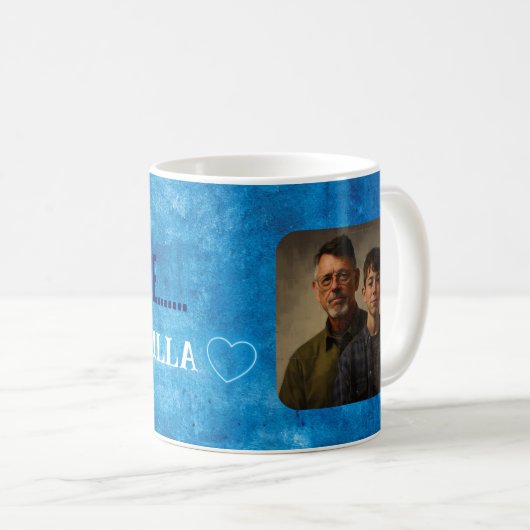 Aanpasbare Cadeaus Vaderdag Dadzilla Mok (Voorkant rechts)