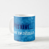 Aanpasbare Cadeaus Vaderdag Dadzilla Mok (Voorkant links)