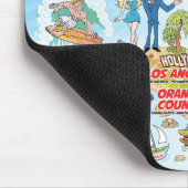 Aanpasbare California Cartoon Muismat (Hoek)