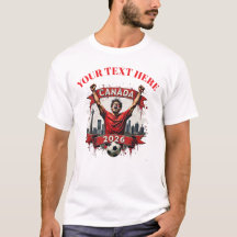 Aanpasbare Canada Voetbalteam Supporter