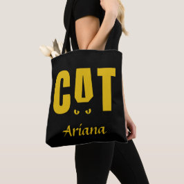 Aanpasbare canvas tas voor kattenliefhebbers