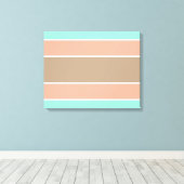 Aanpasbare canvasafdruk strips Patroon Canvas Afdruk (Insitu (Houten vloer))