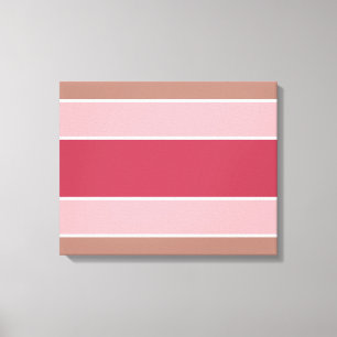 Aanpasbare canvasafdruk strips Patroon Canvas Afdruk