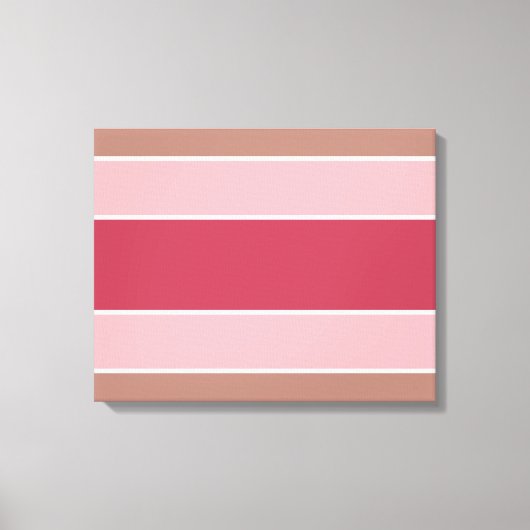 Aanpasbare canvasafdruk strips Patroon Canvas Afdruk (Voorkant)