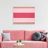 Aanpasbare canvasafdruk strips Patroon Canvas Afdruk (Insitu (Woonkamer))