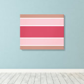 Aanpasbare canvasafdruk strips Patroon Canvas Afdruk (Insitu (Houten vloer))