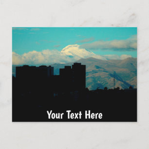 Aanpasbare Cayambe vulkaan, Quito, Ecuador Briefkaart
