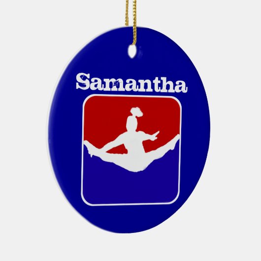 Aanpasbare cheerleader-versiering keramisch ornament (Rechts)