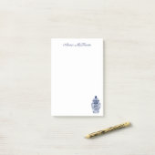 Aanpasbare Chinoiserie Ginger Jar  Post-it® Notes (Op bureau)