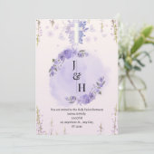 Aanpasbare Christelijke bruiloft uitnodiging (Staand voorkant)