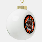 Aanpasbare Cincinnati-hondfan Keramische Bal Ornament (Links)