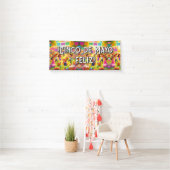 Aanpasbare ¡Cinco de Mayo Fleliz!   Spandoek (Insitu)
