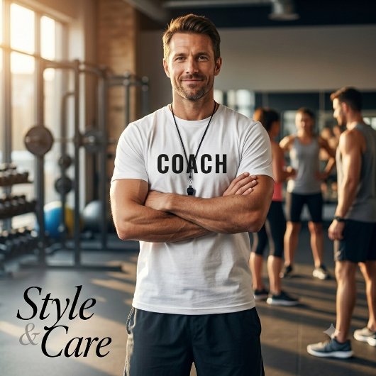 Aanpasbare COACH-tekststatement T-shirt