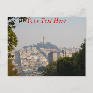 Aanpasbare Coit Tower, San Francisco, Californië Briefkaart