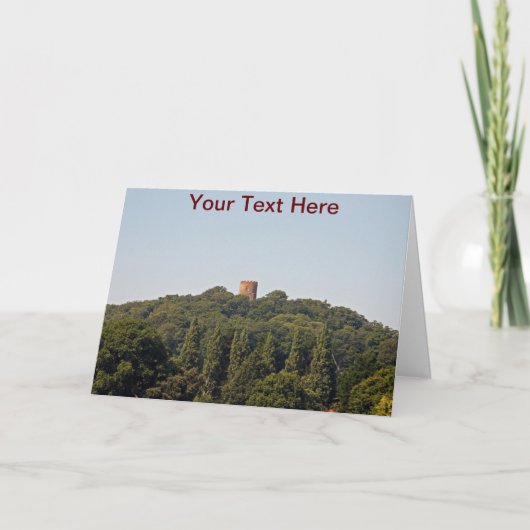 Aanpasbare Conygar Tower, Somerset Kaart (Voorkant)
