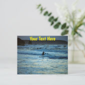 Aanpasbare Cornwall surfen Briefkaart (Staand voorkant)