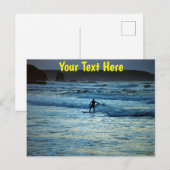 Aanpasbare Cornwall surfen Briefkaart (Voorkant / Achterkant)