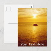 Aanpasbare Cornwall zonsondergang Briefkaart (Voorkant / Achterkant)