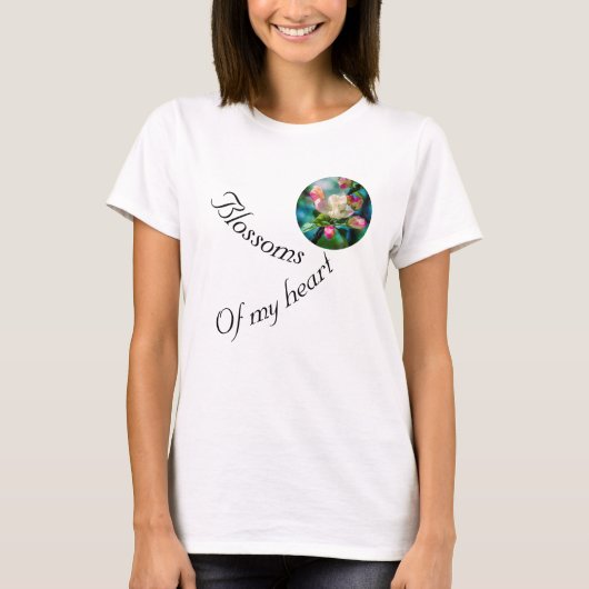Aanpasbare Crabappelbloem T-shirt (Voorkant)