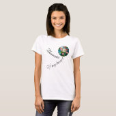 Aanpasbare Crabappelbloem T-shirt (Voorkant volledig)