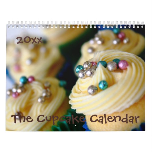 Aanpasbare Cupcake Kalender (Hoes)