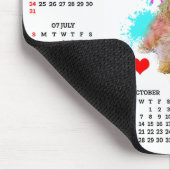 Aanpasbare Cute Morkie Hond Kalender Muismat (Hoek)