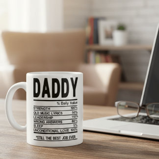 Aanpasbare Daddy Voedingsfeiten Mok Personaliseren