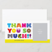 Aanpasbare Dankjewel Bedankkaart (Voorkant / Achterkant)