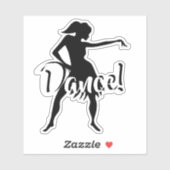 Aanpasbare danser sticker (Vel)