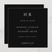 Aanpasbare datumkaart opslaan save the date (Voorkant / Achterkant)