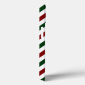 Aanpasbare diagonale kerststrepen iPhone Case-Mate iPhone Case (Achterkant / Rechts)