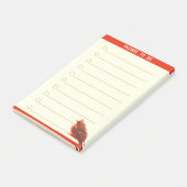 Aanpasbare Dingen om te Doen & Mooie Vogel Post-it® Notes (Schuin)