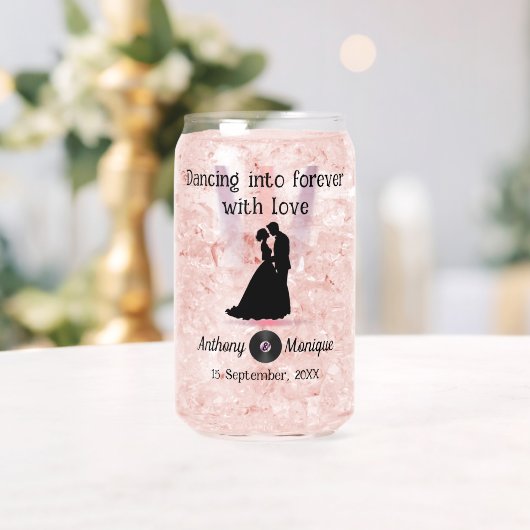 Aanpasbare Disco Bruiloft Blikvorm Glas (Insitu (Huwelijk))