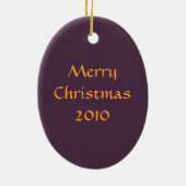 Aanpasbare Doberman-versiering Keramisch Ornament (Achterkant)