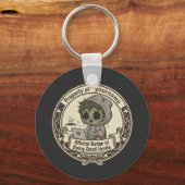 Aanpasbare 'Dood vanbinnen' Badge Sleutelhanger (Voorkant)