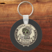 Aanpasbare 'Dood vanbinnen' Badge  Sleutelhanger (Voorkant)