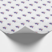 Aanpasbare, Doopduif voor Volwassenen Cadeaupapier (Hoek)