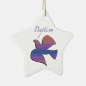 Aanpasbare, Doopduif voor Volwassenen Keramisch Ornament (Rechts)