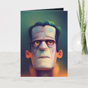 Aanpasbare Dr. Frankenstein's Monster Kaart