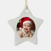 Aanpasbare eerste kerstster voor baby keramisch ornament (Rechts)