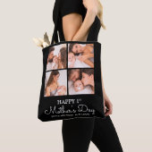Aanpasbare Eerste Moederdag Fotocollage Tote Bag (Dichtbij)