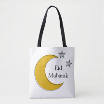 Aanpasbare Eid-tas met halve maan en sterren