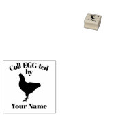 Aanpasbare eierstempel rubberstempel (Gestempeld)