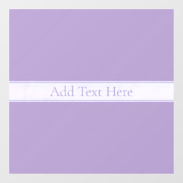 Aanpasbare Elegante Licht Lavendel Paars Raamsticker