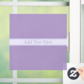 Aanpasbare Elegante Licht Lavendel Paars Raamsticker (Huis)