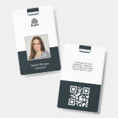 aanpasbare Employee ID Kaart Badge (Voor- en achterkant)