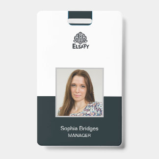 aanpasbare Employee ID Kaart Badge