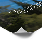 Aanpasbare en Downloadbare Droomvanger Vleugels Poster (Hoek)